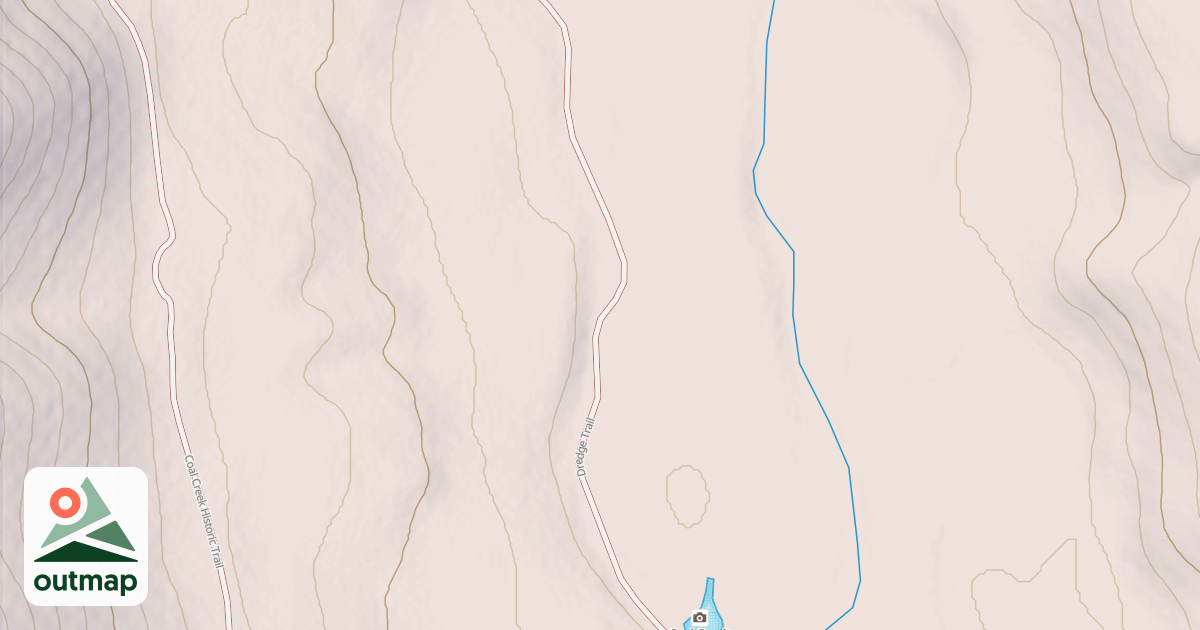Map of Coal Creek Lower Trail