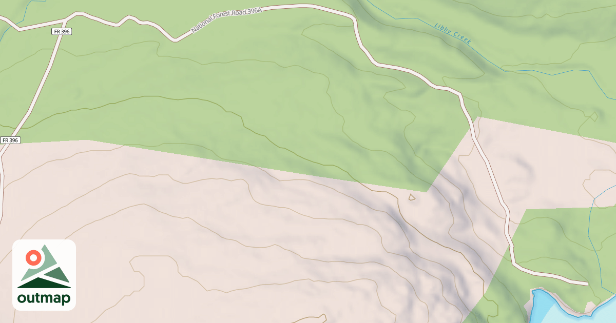 Map of BEAR LAKE