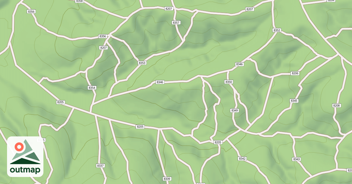 Map of USFS Motor Vehicle Use Map Trails 19742