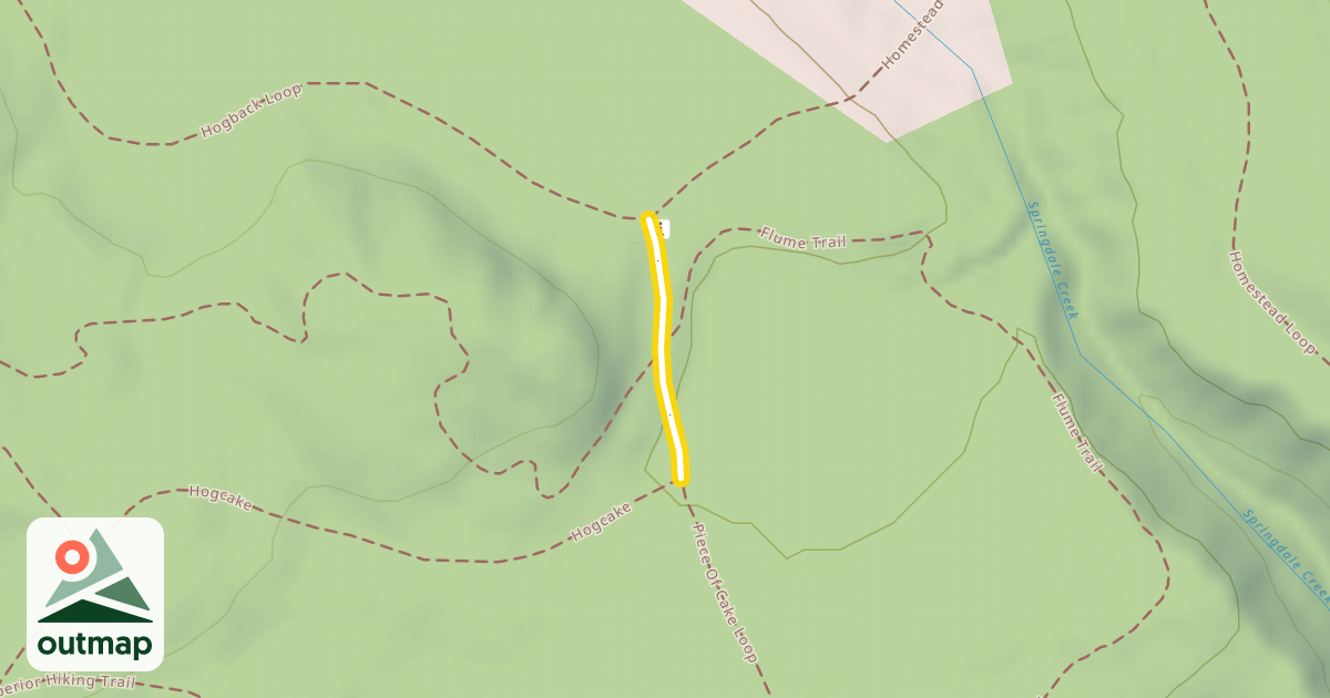 Map of Hogback Loop