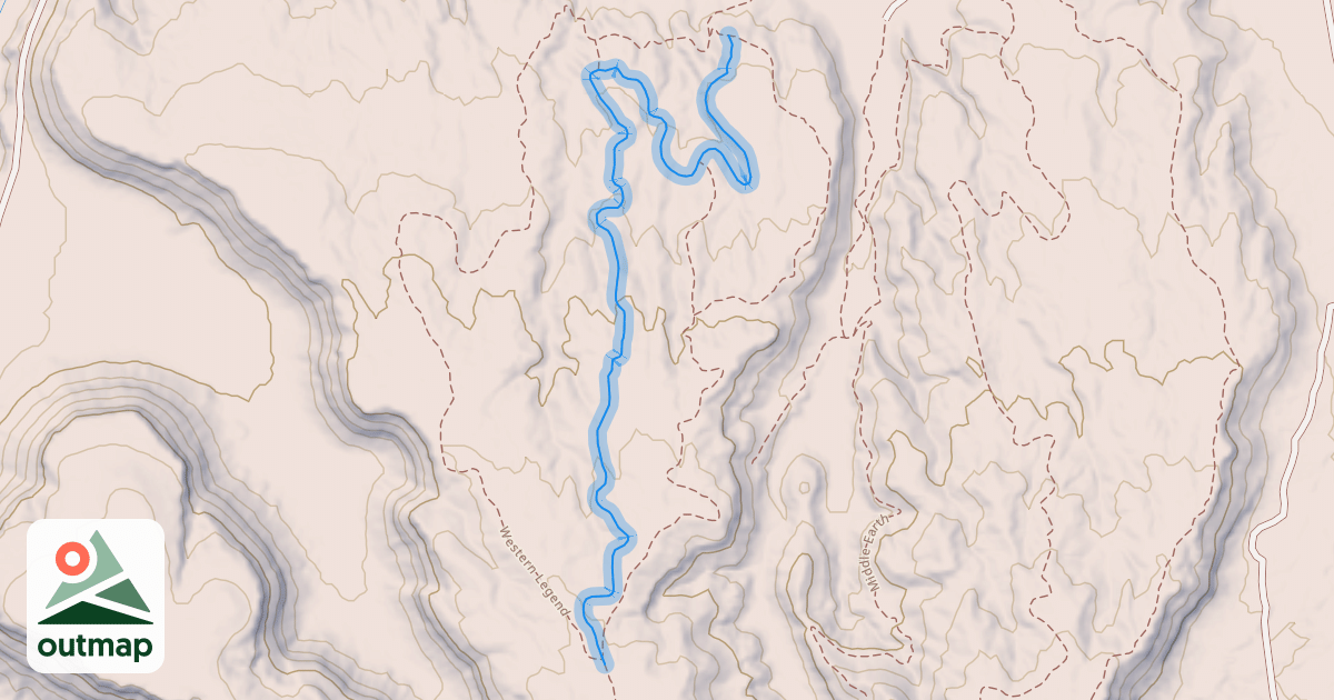Map of Shinabump Trail