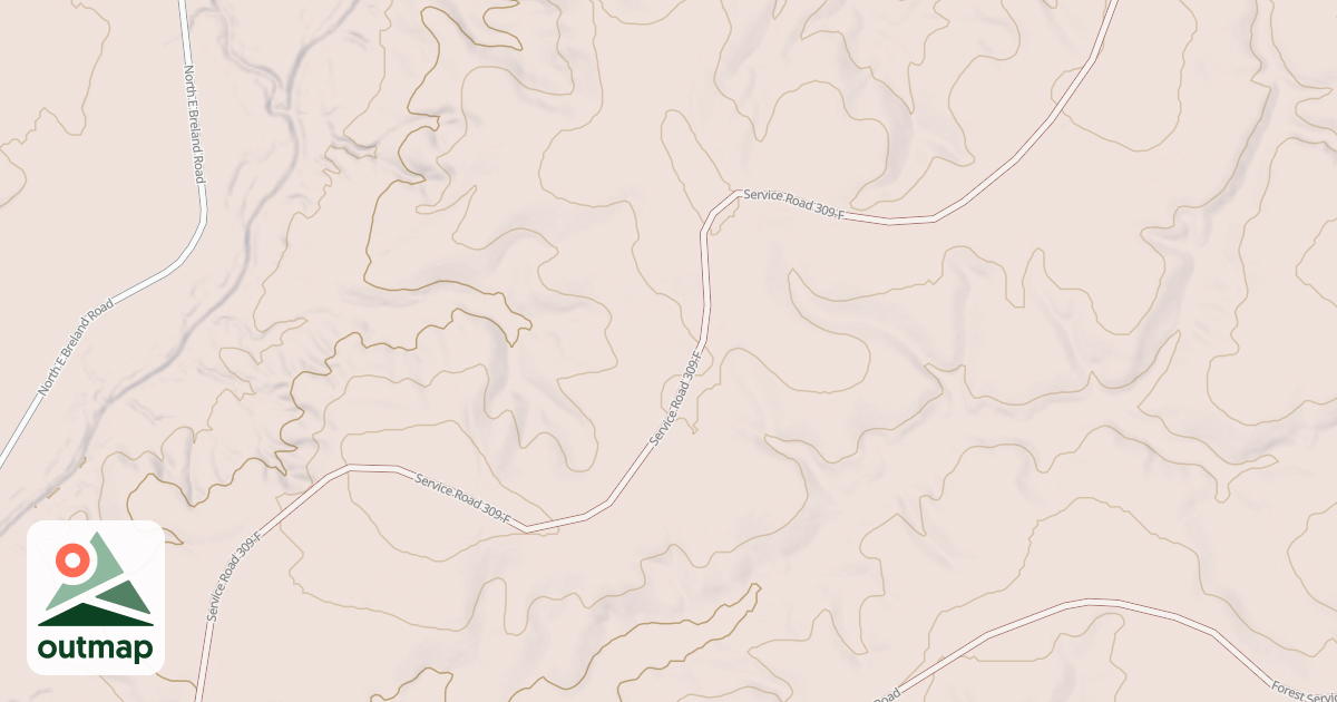 Map of USFS Motor Vehicle Use Map Roads {7A45FFF7-388D-4C78-A9FF-2C37234D2659}