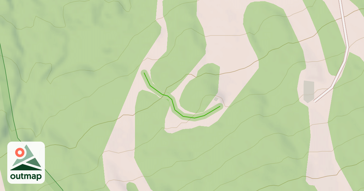 Map of Snowcat trail