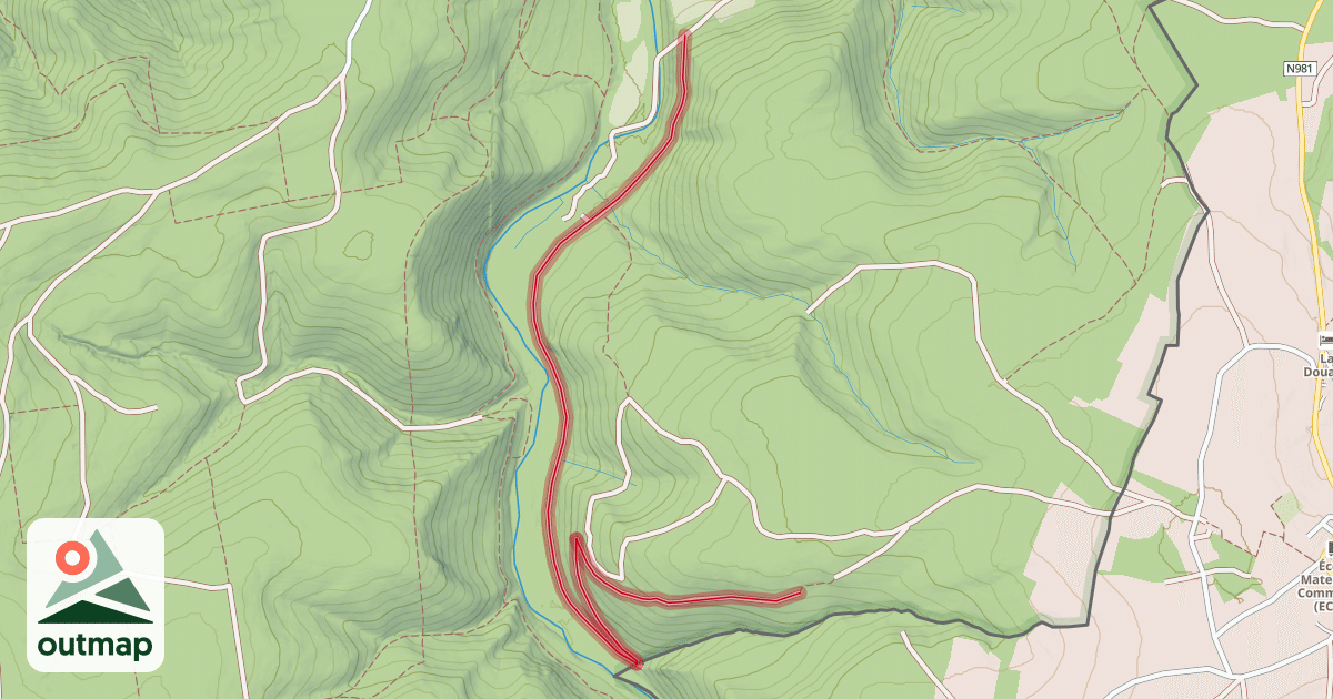 Map of Piste forestière