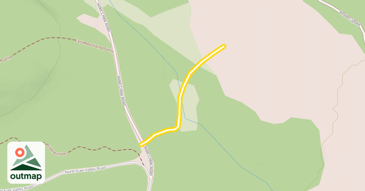 Map of Paiute Cutoff