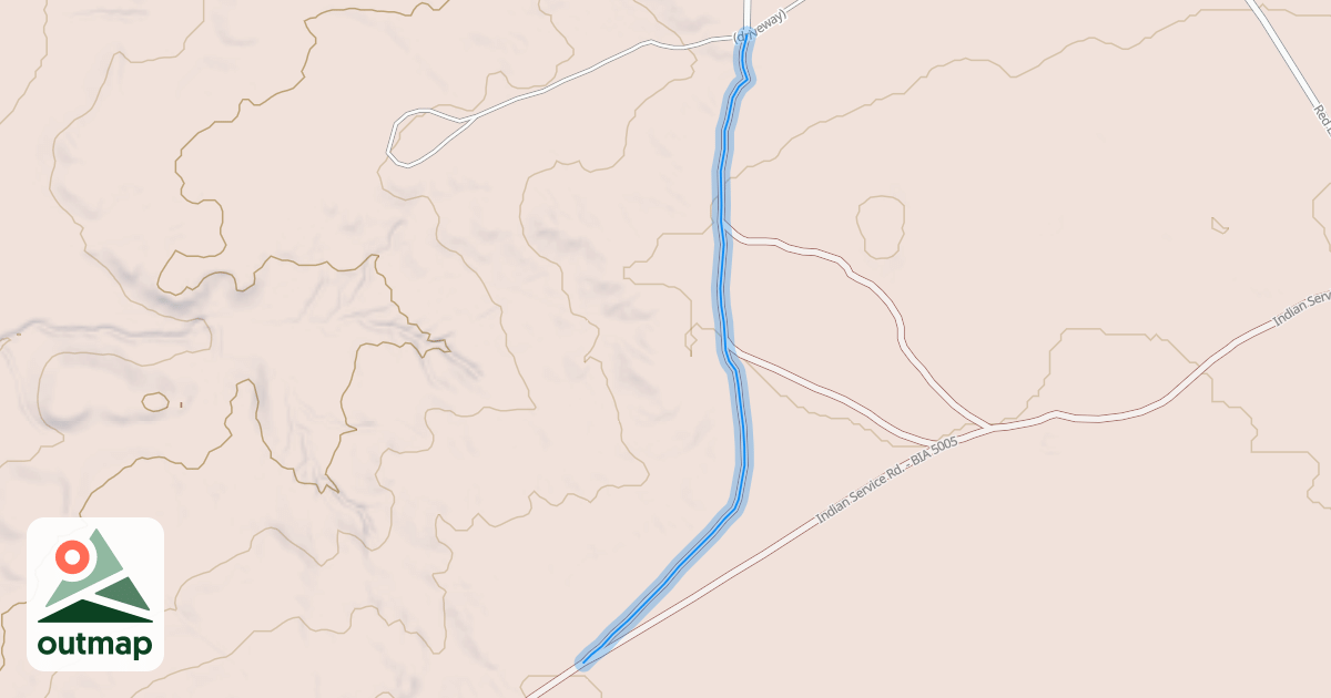 Map of (two track trail)