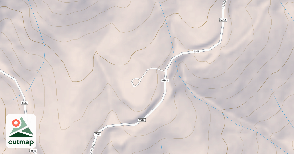 Map of CENTRAL CAMP T15