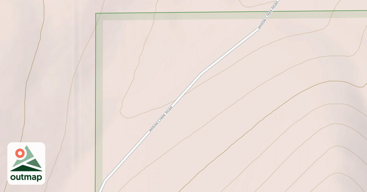 Map of WILLOW CR - BEAR PARK