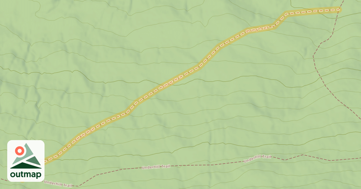 Map of Dewey Trail