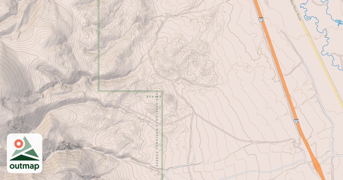 Map of BLM National GTLF Public Motorized Roads 422b8ee4-6244-4bb7-a4de-6d3892f06039