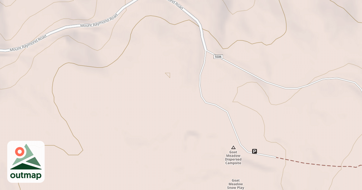 Map of GOAT MTN DUMP