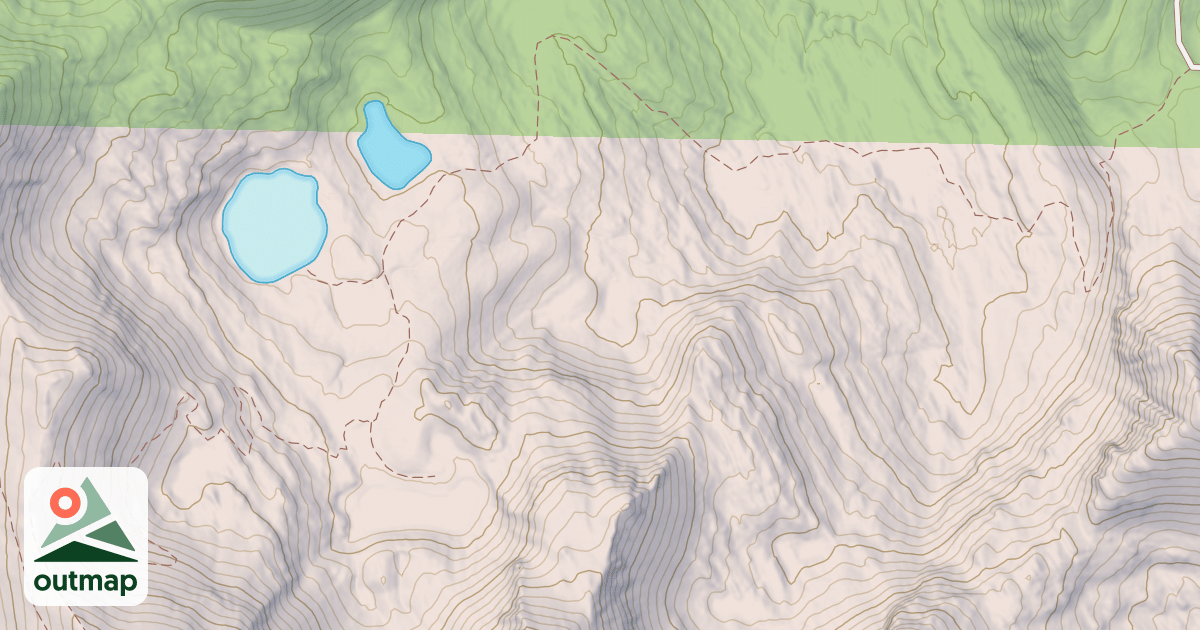 Map of Doris Ridge
