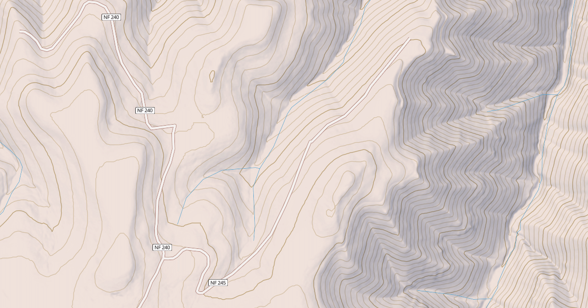 Map preview of WEST COUGAR RIDGE