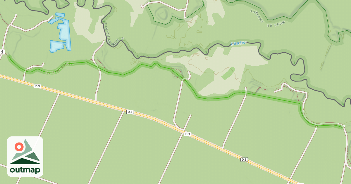 Map of Ligne de la Lauter