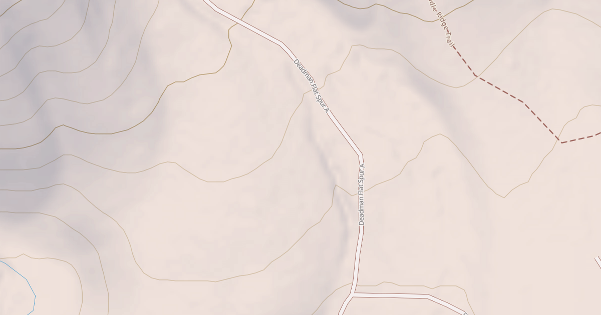 Map preview of DEADMAN FLAT SPUR