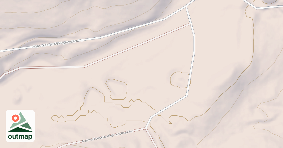 Map of KEIL RIDGE