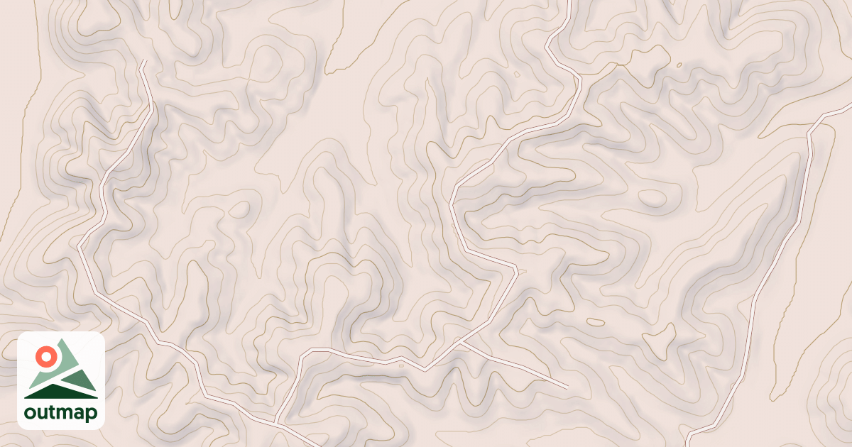 Map of EAST KELLY RIDGE