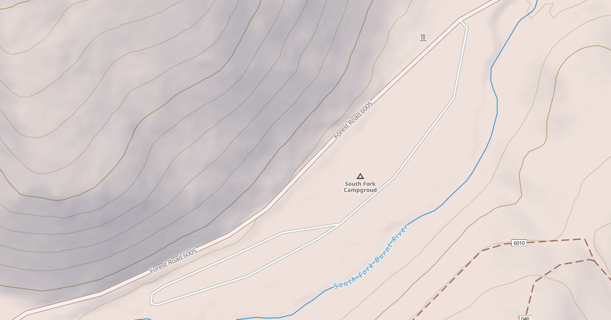 Map preview of SOUTH FORK CAMPGROUND