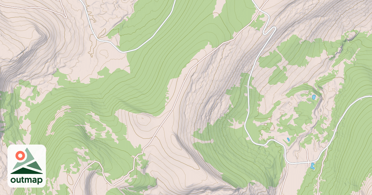 Map of ANTELOPE RIDGE