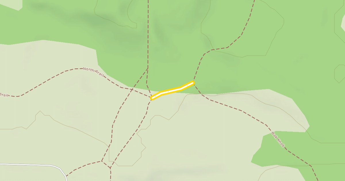 Map preview of Oak Knob