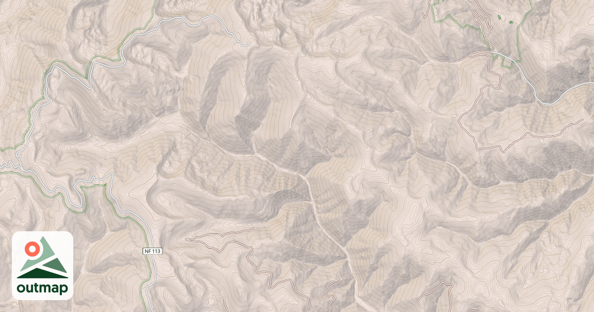 Map of BLACKBIRD RIDGE