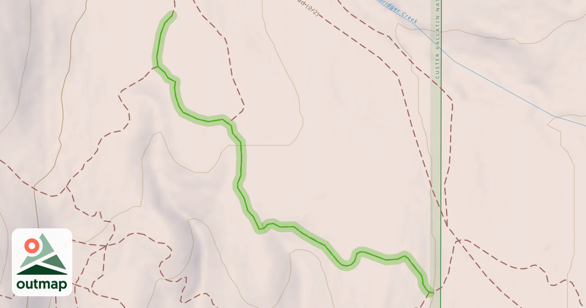 Map of Meadow Loop (South)