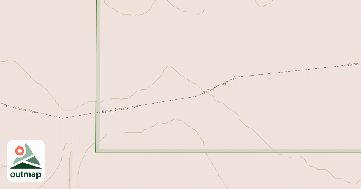 Map of Iditarod National Historic Trail