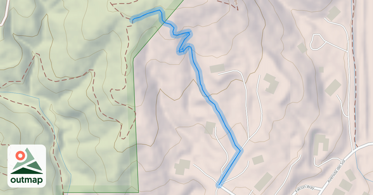 Map of Falcon Trail