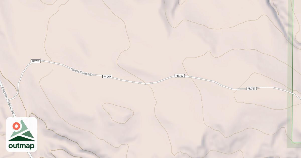 Map of USFS Motor Vehicle Use Map Roads {EEF9A4F1-8183-4608-BD04-75607F414417}