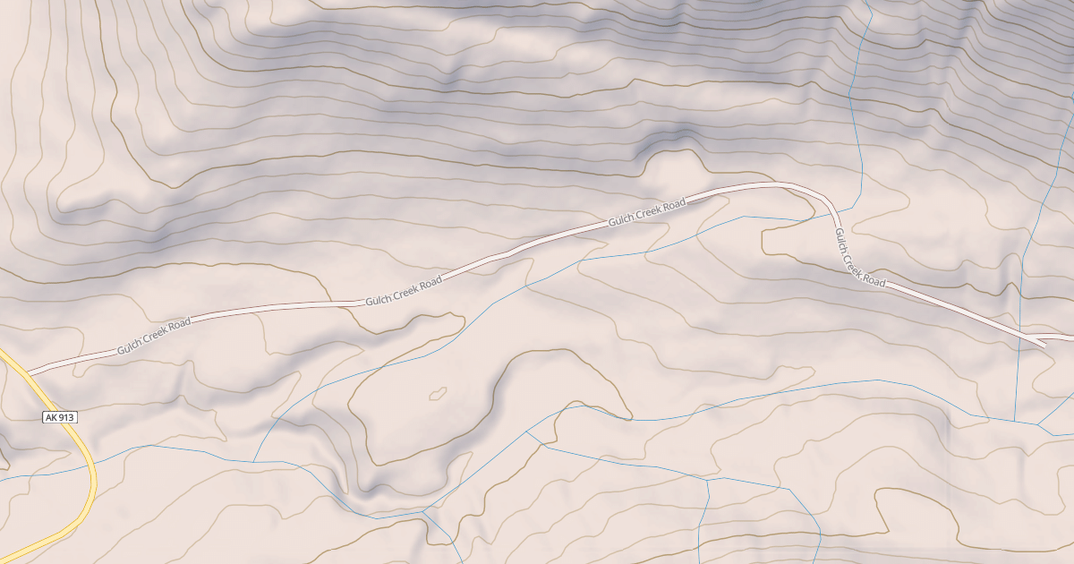 Map preview of GULCH CREEK
