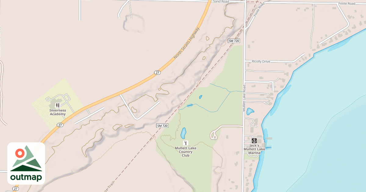 Map of North Central State Trail