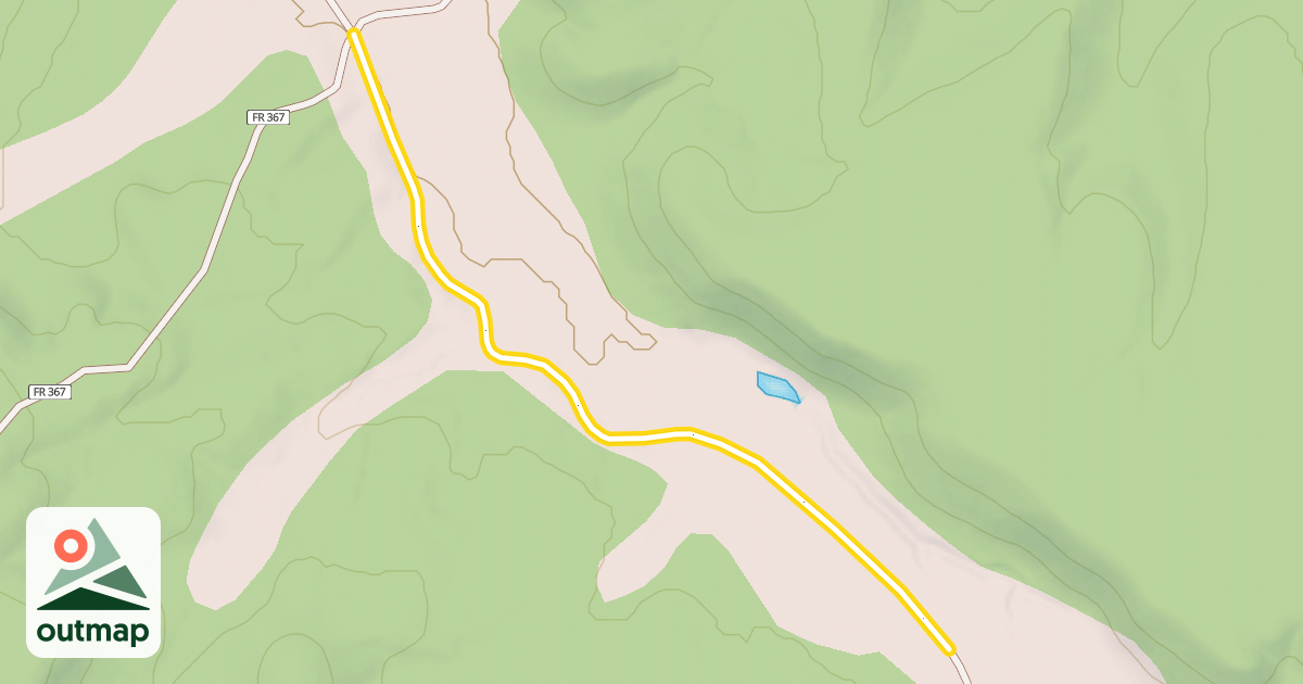Map of Dave's Hollow Outer Loop