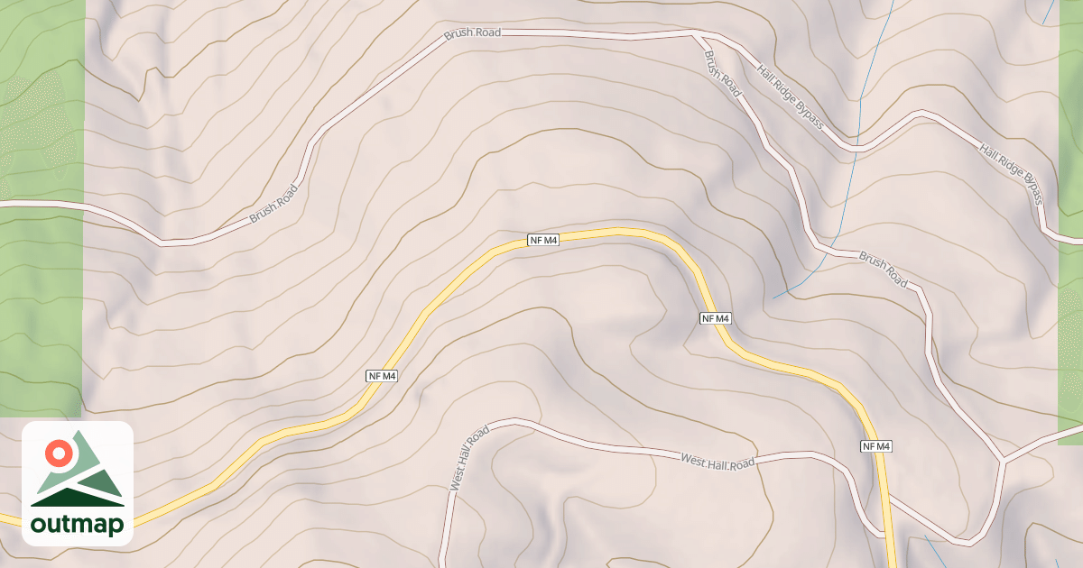 Map of BRUSH