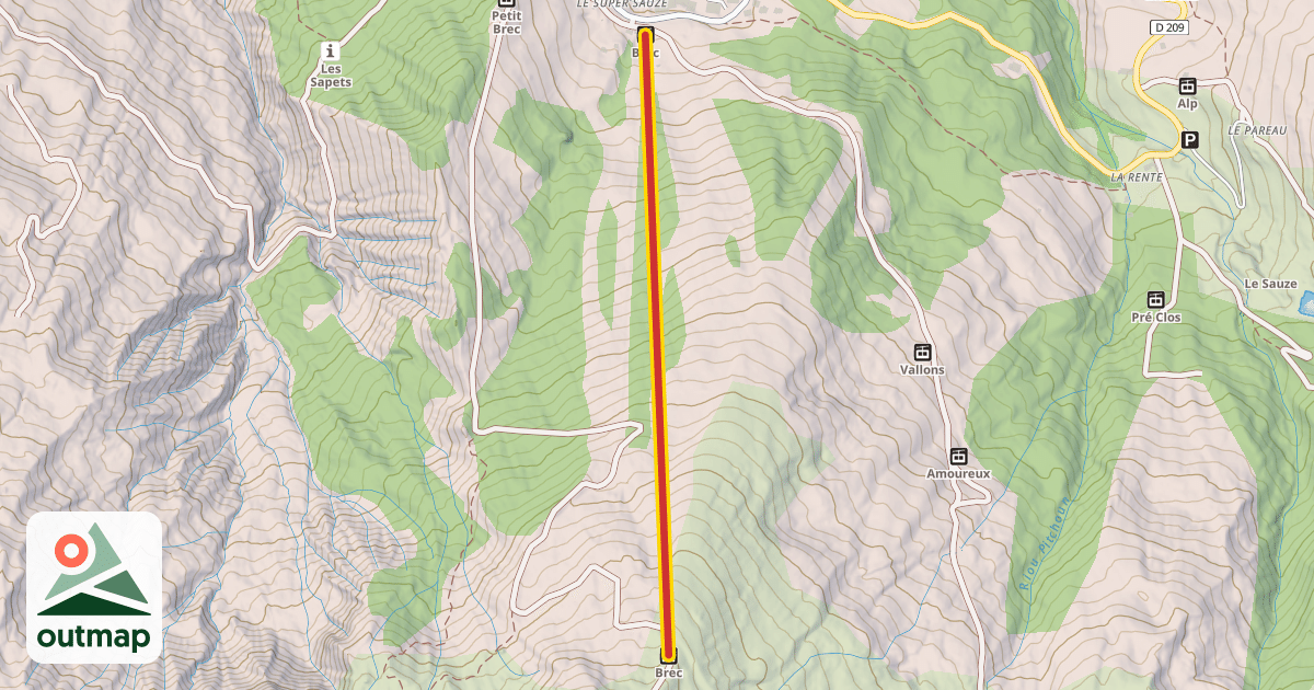 Map of Brec II