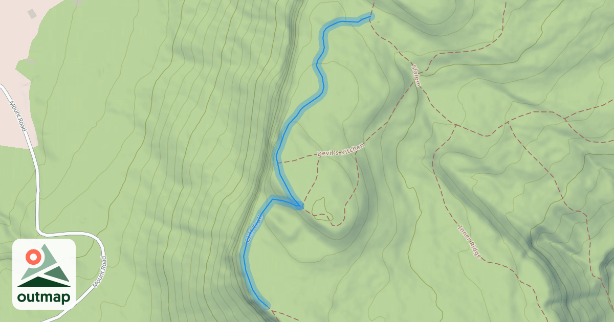 Map of Cliff Trail