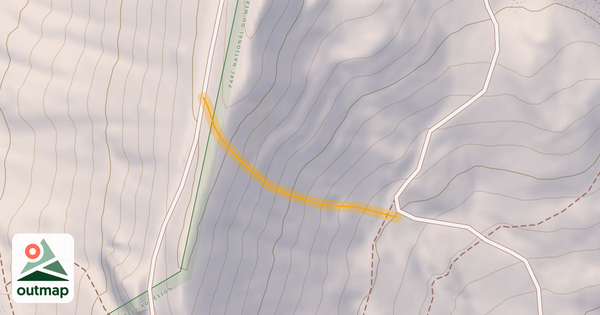 Map of Séolane Hors Piste