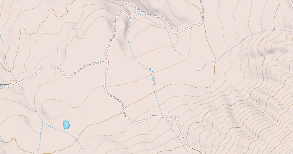 Map preview of CITY SPRINGS SPUR A