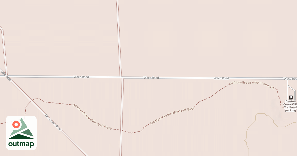 Map of Denton Creek Route