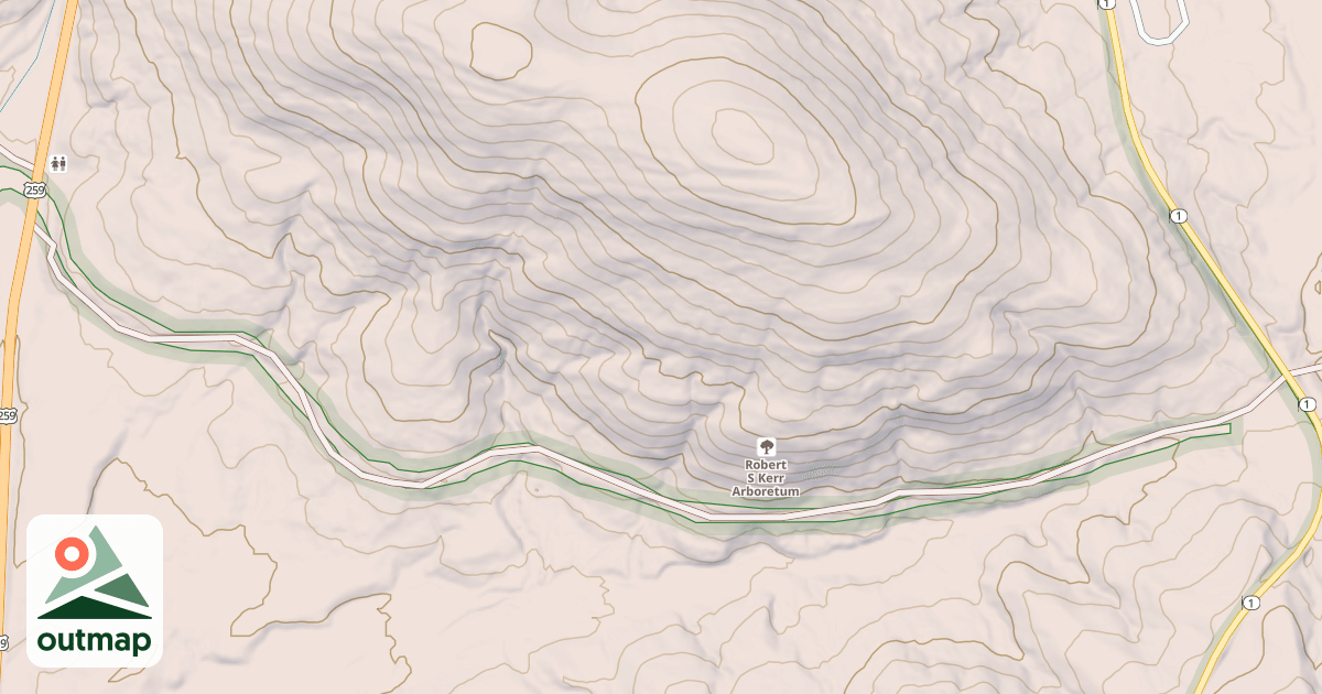 Map of BRUSH CREEK