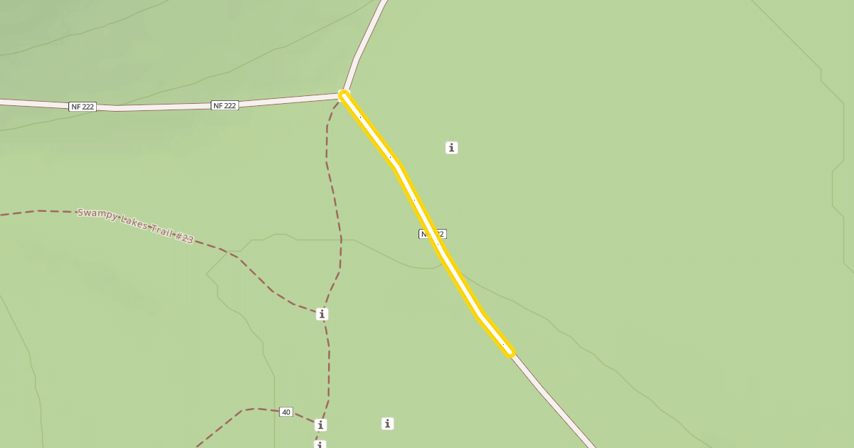 Map preview of Forest Road 4600-222