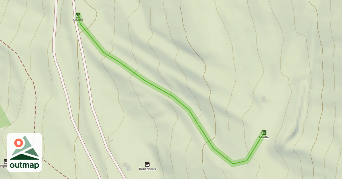 Map of Chardon Bleu