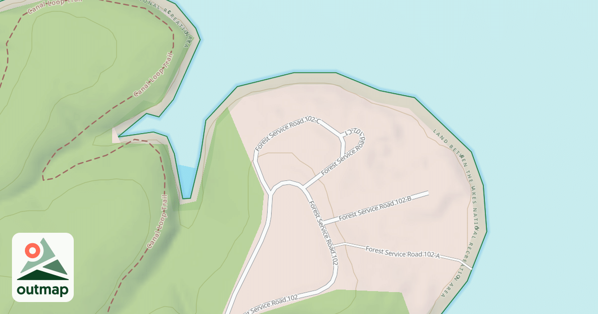 Map of N.B. CAMPSITE 5-11