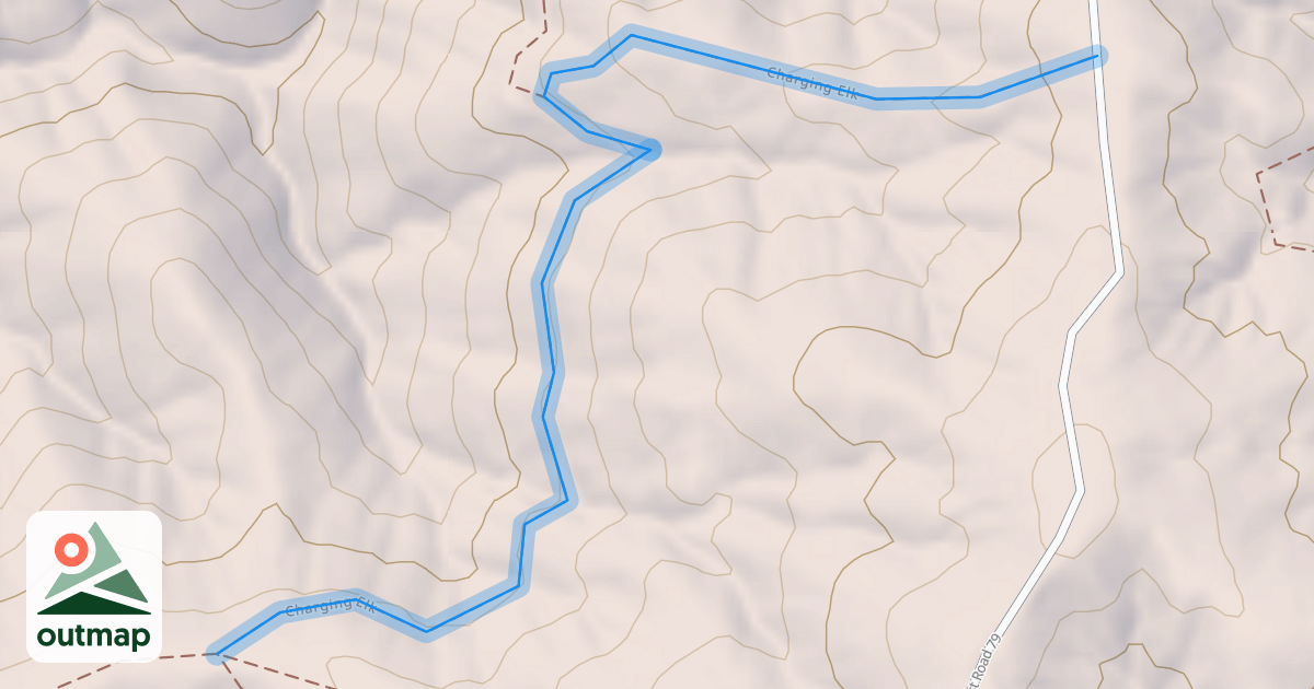 Map of Charging Elk