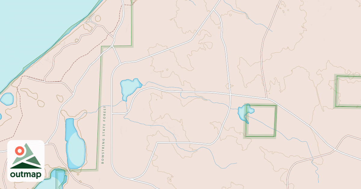 Map of EAST EXPERIMENT LAKE