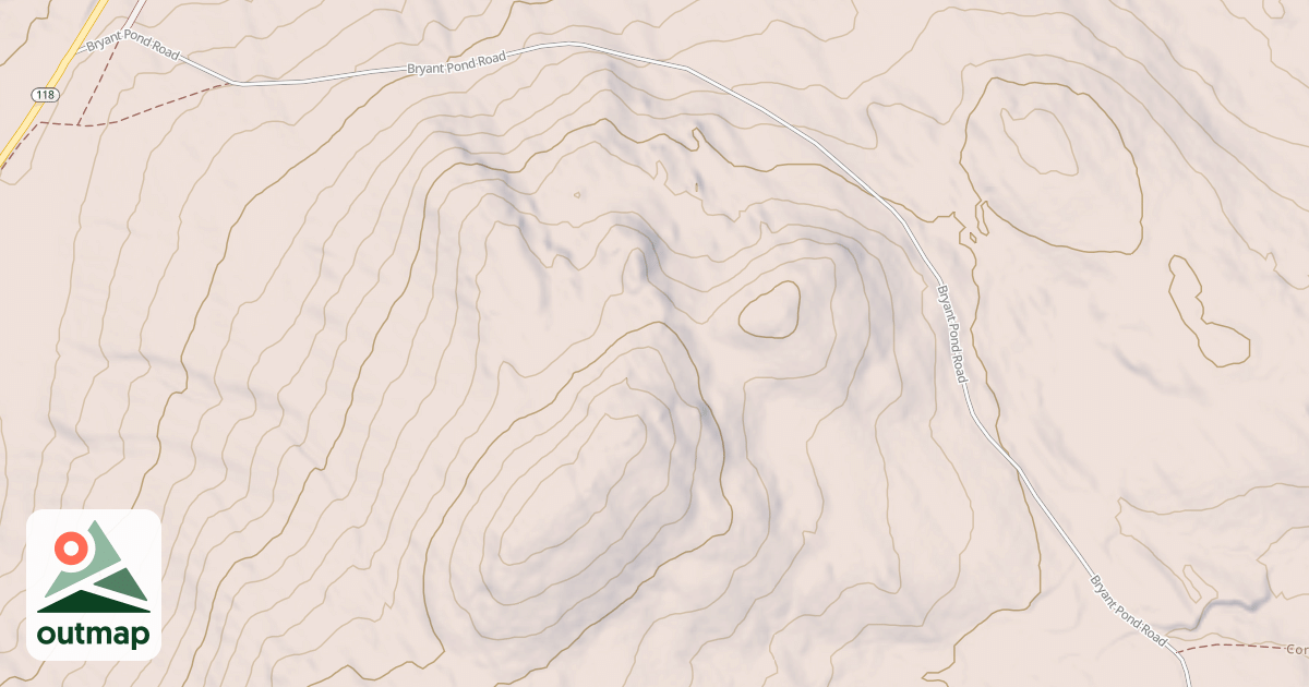 Map of Bryant Pond Rd