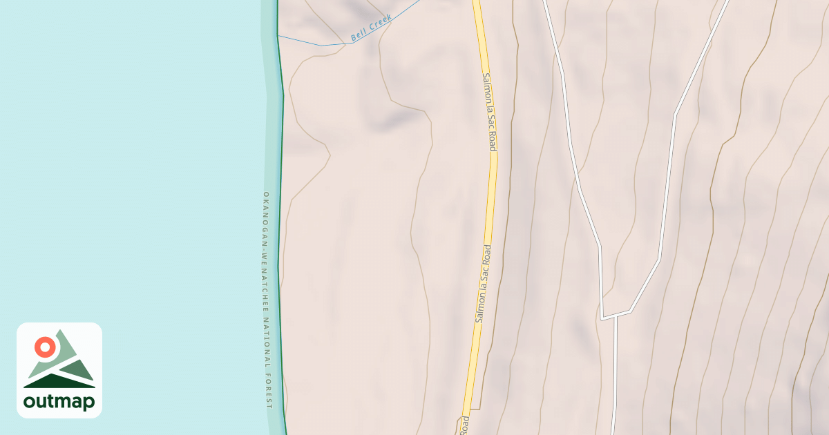 Map of LOWER BELL