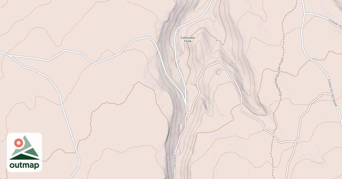 Map of USFS National Forest System Roads {E7CC0532-36FF-4012-BD97-89B950E7C159}