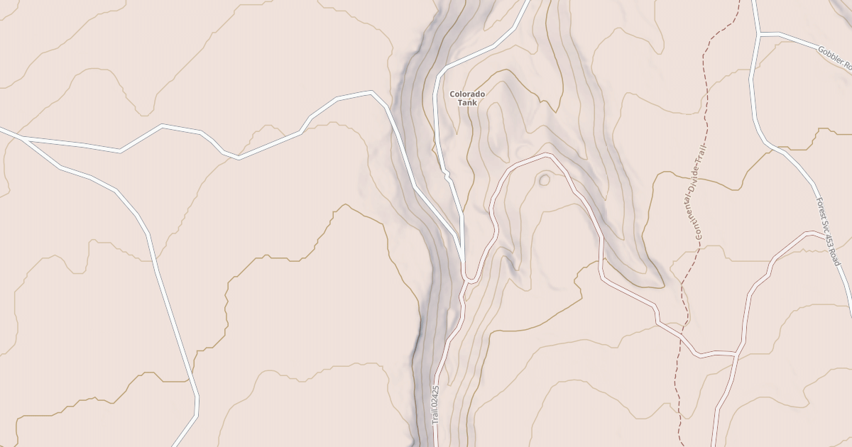 Map preview of USFS National Forest System Roads {E7CC0532-36FF-4012-BD97-89B950E7C159}