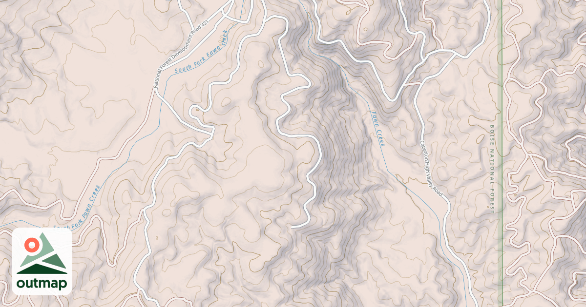 Map of FAWN 421G