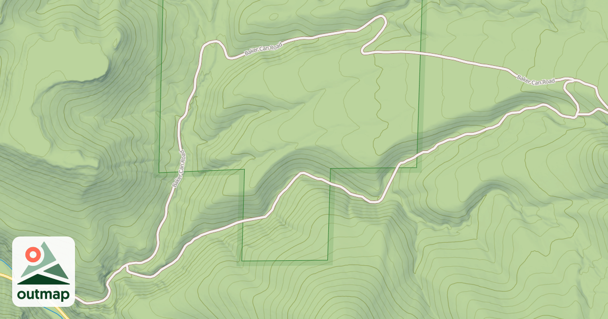 Map of BAKER CAN